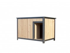 Shed for dog insulated 130x80x80cm