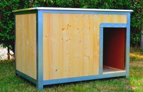 Shed for dog insulated 120x80x80cm