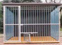 Kennel for dog 2x2m without floor