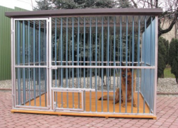 Kennel for dog 2x2m with floor