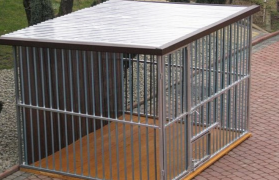 Kennel for dog 2x2m with floor