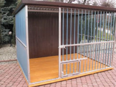 Kennel for dog 2x2m without floor