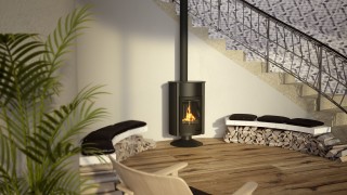 HS Flamingo GRANDE II N black stoves