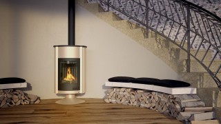 HS Flamingo GRANDE II N Cream - met stoves