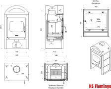 HS Flamingo Meland white (bianco) stoves