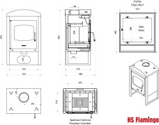 HS Flamingo STAVANGER Black stoves