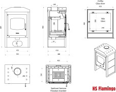 HS Flamingo VEGA white (bianco) stoves