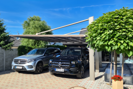 KWC DOUBLE Aluminium Carport, the 2022 Model