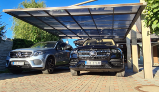 KWC DOUBLE Aluminium Carport, the 2022 Model