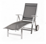 Aluminium lounger Nashira