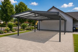 MILANO self-supporting aluminium shelter