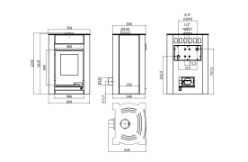 HS Flamingo KALMAR 11 gray D hot stoves