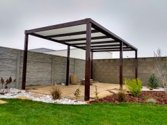 POLLEX self-supporting aluminum pergola