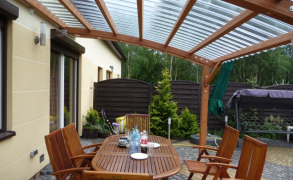 WOODY FLAT wooden pergola