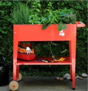 Growing table on wheels 75x35x80cm