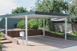 CP FLAT DOUBLE steel carport