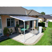 PALRAM SIERRA aluminum mounted pergola gray