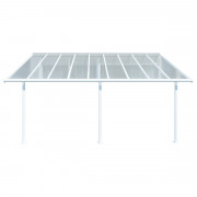 Palram Sierra 5400 white 3 x 5.46 aluminum (mounted) pergola