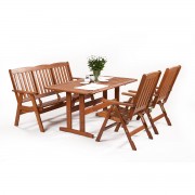 Garland - furniture Sven 2 + 3 + garden kit (2x half. Armchair, 1x three-seat bench, 1 table)