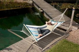 Hammock with bars - SEA - blue color