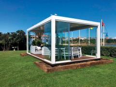 Seasonal bioclimatic conservatory SEESKY