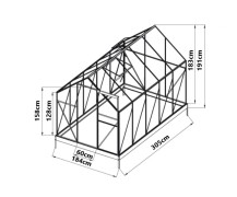 Greenhouses Beta Delphini 190x315 cm