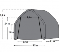 Shelter on horse Gemma 390x610cm 24m2