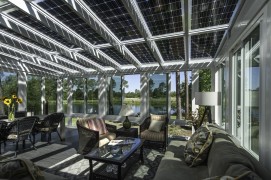 SOLAR ENERGO Winter Garden with a Photovoltaic - island system