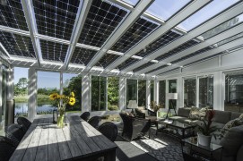 SOLAR ENERGO Winter Garden 8 x 4 m with a 6.08 kW PV  + 6.2 kW battery