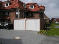 Concrete garage with floor