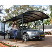 Palram Vitoria 5000 aluminum shelter with arched roof
