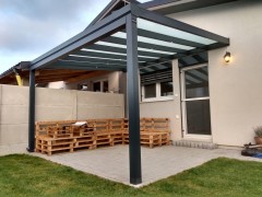 SOLAR ENERGO Aluminium Pergola with a Photovoltaic - island system