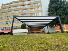 POLLARD Aluminium Self Supporting XXL Pergola with Polycarbonate