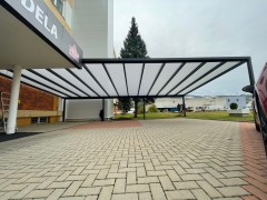 POLLARD Aluminium Self Supporting XXL Pergola with Polycarbonate