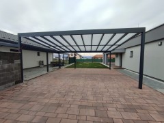 POLLARD Aluminium Self Supporting XXL Pergola with Polycarbonate