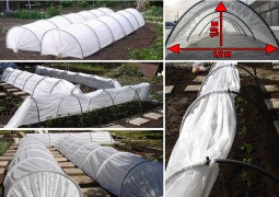 Tunnel 4 m plastic sheet Growtec