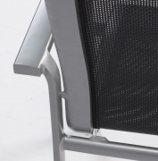 Aluminum stacking chair Nihal