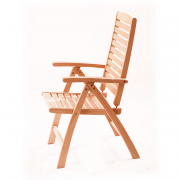 Wooden garden chair Bahamian mahogany