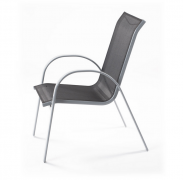 Aluminum stacking chair Nunki