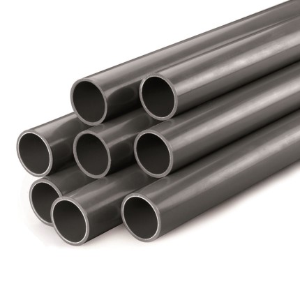 PVC pipe 160x6,2mm PN 10 gray (pipe length 5m)