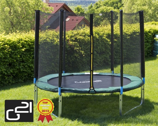 Trampoline 250 cm green