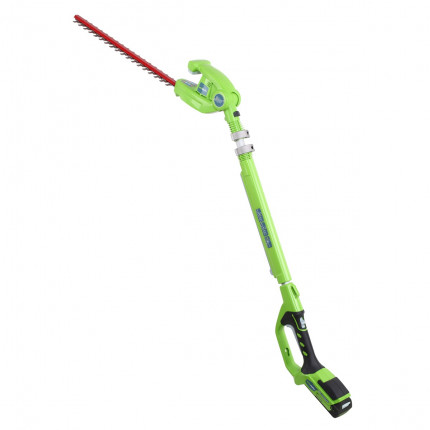 Greenworks GWHT 2451 trimmer long range and battery motor 24 V