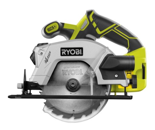 Ryobi 1801 M RWSL cordless hand-held circular saw with laser ONE +