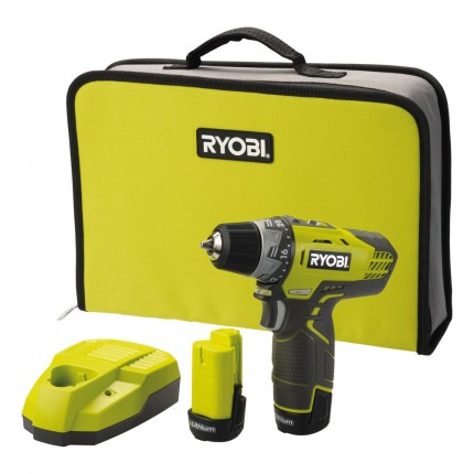 Ryobi R12DD-LL13S 12 dvourychostní cordless screwdriver / drill