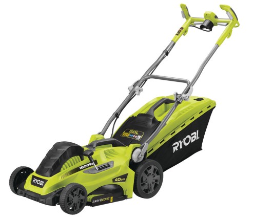 Ryobi RLM 18E, 40H lawn mower with an electric motor