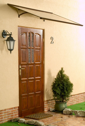 Entrance cover MELES 120/85 brown