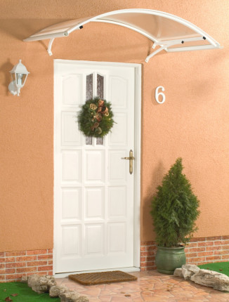 Entrance cover ARCO 160/90 white