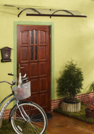Entrance cover COLOR 160/87 brown
