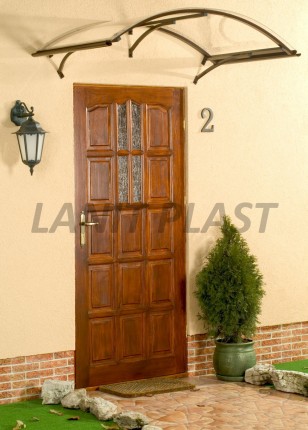 Entrance cover LEO 160/90 brown