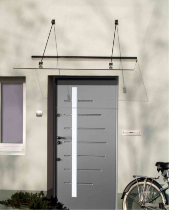 Entrance cover LAZUR 150/97 black